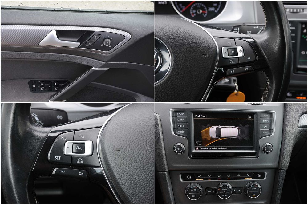 VW Golf 7 Lounge 2017 1.6TDi 110 CP E6 clima navi, recent adus Germania 162.000 km, 9.200 €