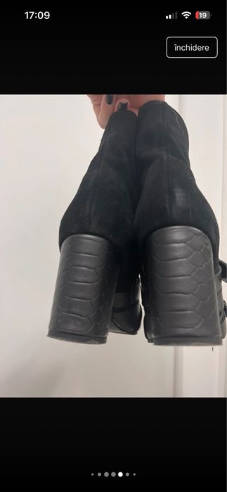 Botine piele naturala the 5th element