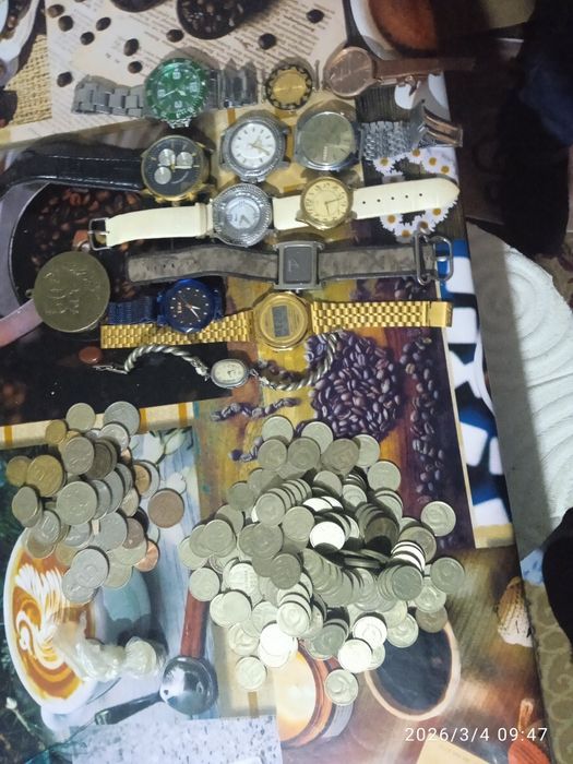 Часы и монеты СССР