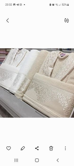 Банные халаты  S-M  L-XL Турция