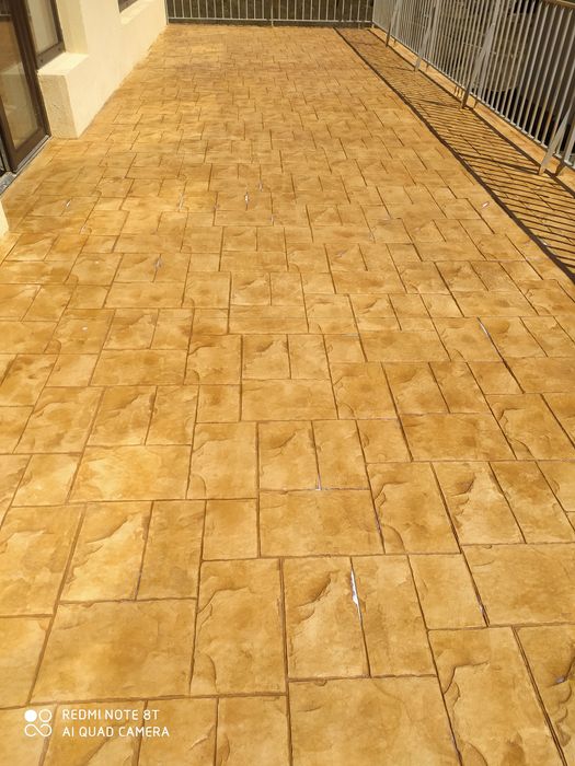 Beton amprentat.
