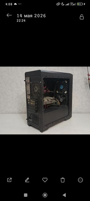 Продам компьютер Pheonix mini tower case
Диск: 222гб