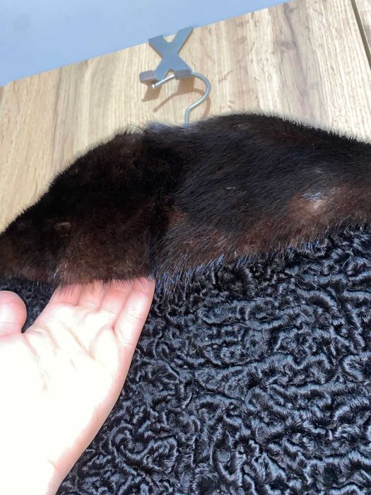 Geaca Astrahan si guler de nurca