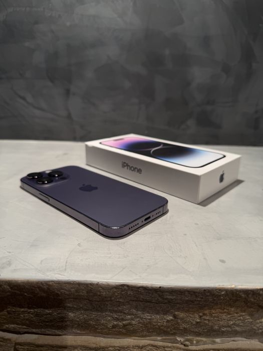 КАТО ЧИСТО НОВ Iphone 14 Pro 256 GB Deep Purple