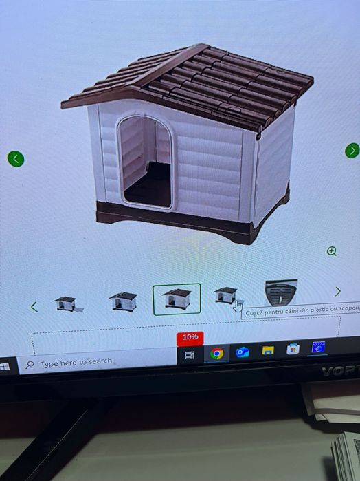 Cușcă catel plastic