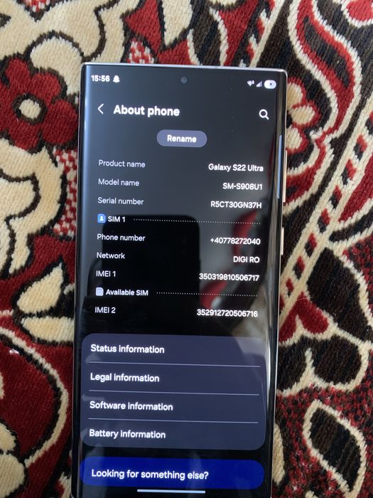 Vand samsung s22 ultra 5G
