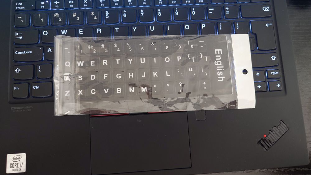 Stickere tastatura autocolant taste Engleza English US Layout