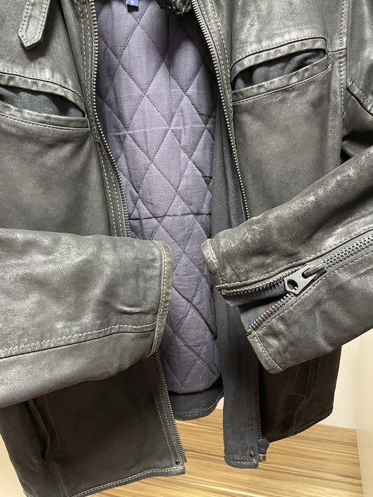 Мъжко черно кожено яке G-Star Raw