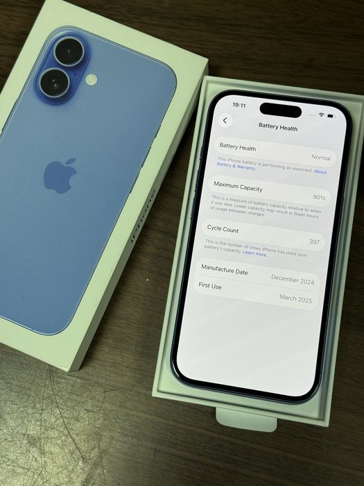 Iphone 16 256 GB 90% Батерия