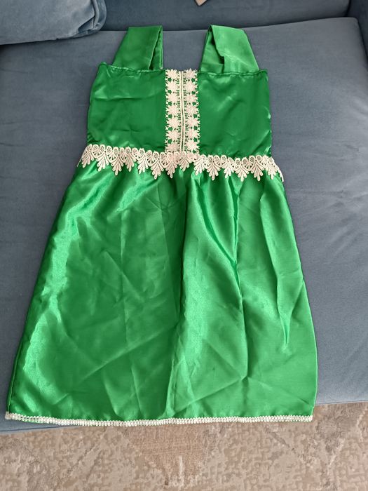 Сарафан детский зеленый
