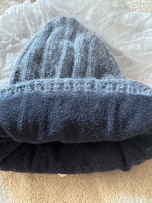 Шапка пуховая теплая