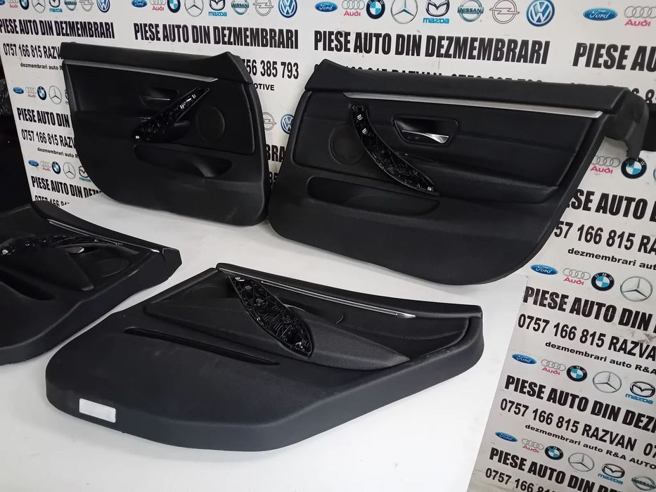 Tapiterie Fete Fata Usa Din Piele Cu Lumini Ambientale Bmw Seria 4 F36 Volan Stanga Fata Spate