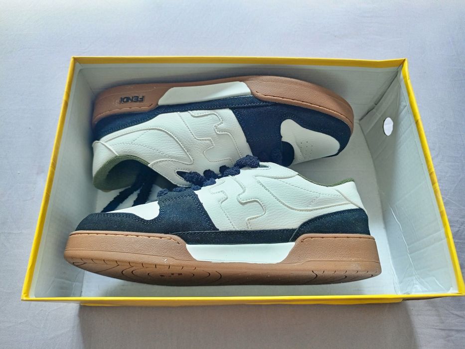 Кроссовки Fendi Match White
