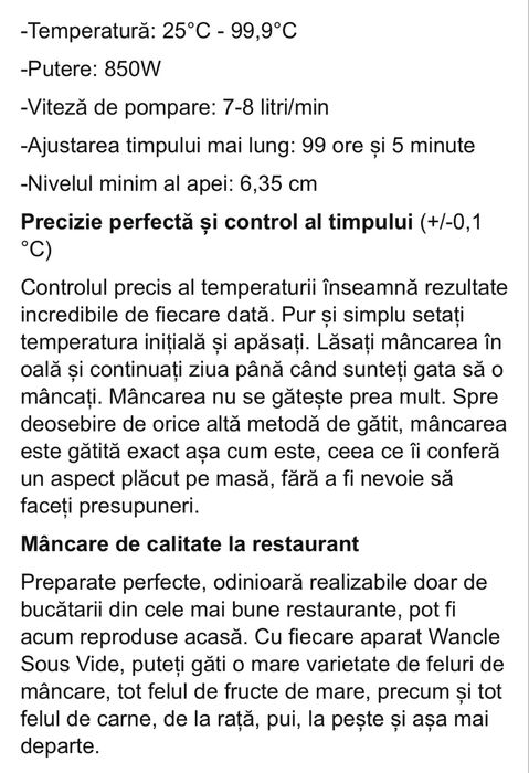 Aparat de gatit Wancle
