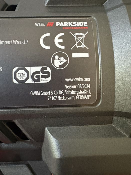 Гайковерт parkside 1356nm