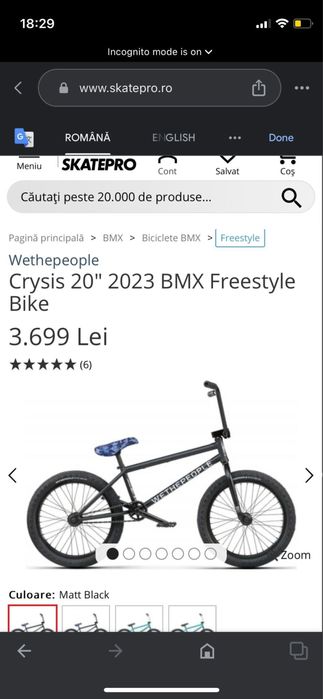 BMX aproape nou
