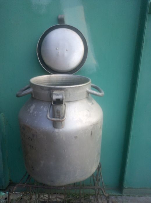 Фляга алюминиевая б/у, 25 л