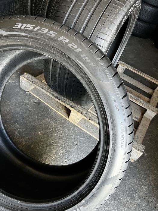 4 anvelope vara NOI Bmw X5 , X6 , 315/35/21 + 275/40/21 , Pirelli , RunFlat cu steluta * , DOT 2023