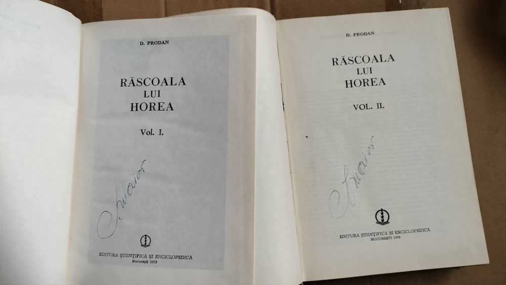 Răscoala lui Horea , D. Prodan