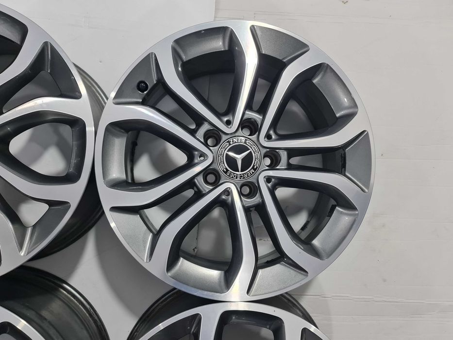Jante 17 originale Mercedes  cu senzori inclusi 5x112 66.6 7j et 48.5