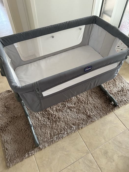 CHICCO Мини кошара - кошче с падаща преграда NEXT 2 ME ESSENTIAL STONE RE LUX