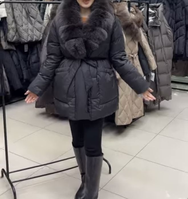 Зимняя куртка черный