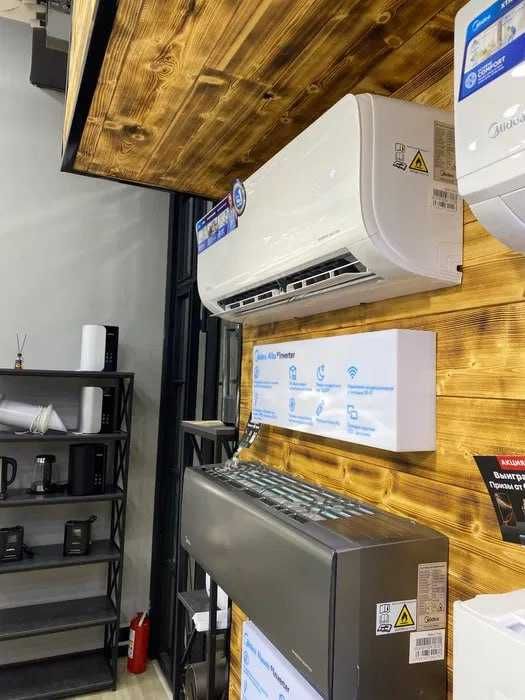 Инверторный кондиционер качественный 12 Midea гарантия оригинал монтаж