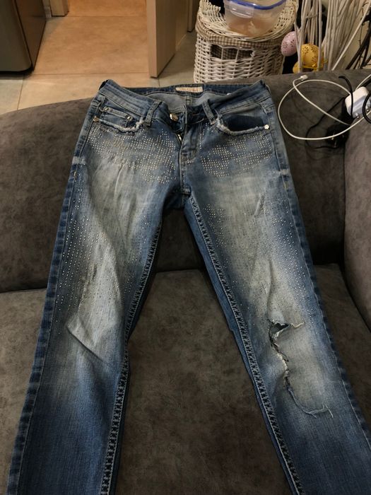 Дънки ниска талия 36/38