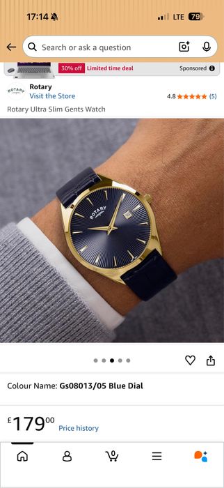 Rotary Ultra Slim Gents GS08013/05 – NOU