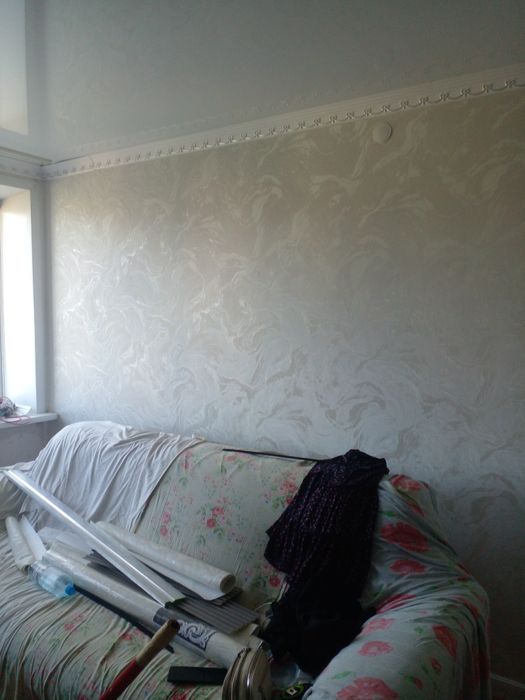 Поклейка обоев внутренние работы