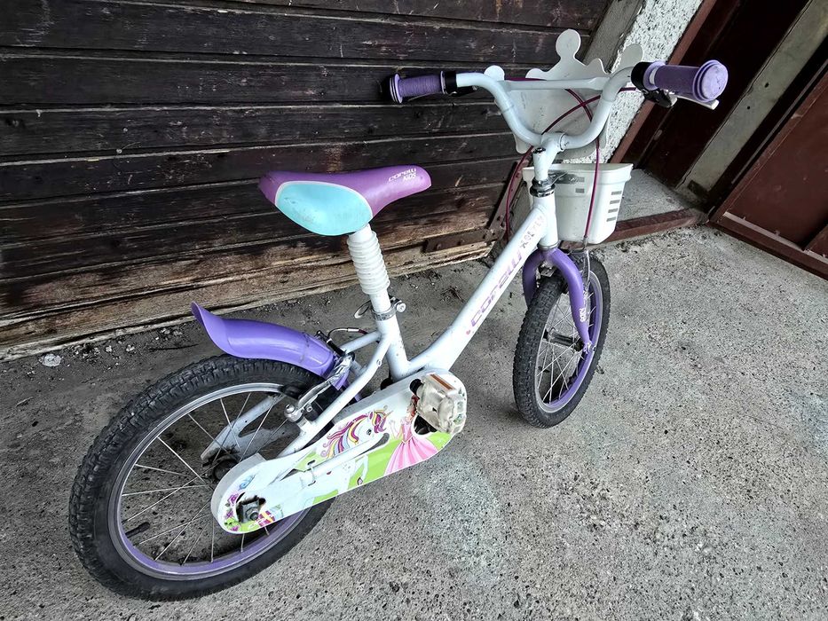 Детски велосипед 16 цола с помощни колелета !