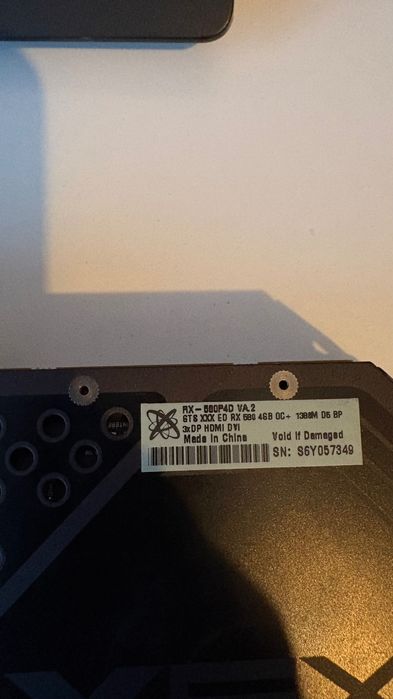 GPU RX 560 4GB XFX – curățată + pastă termică schimbată