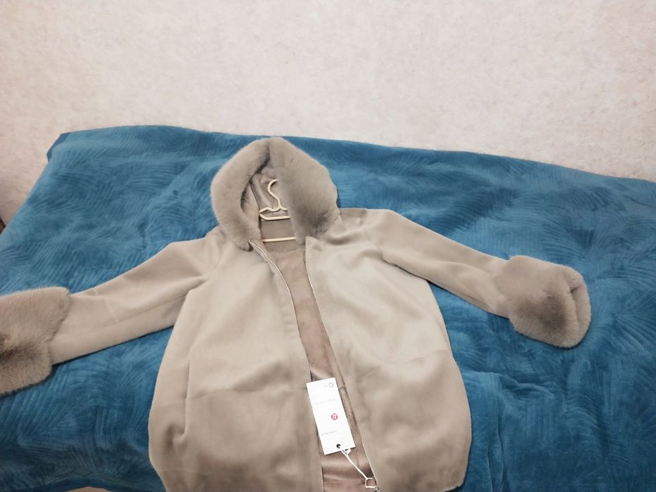 Шуба эко норка новая