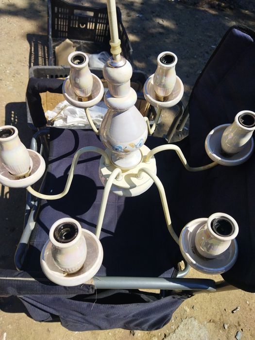 Люстра фарфоровая СССР