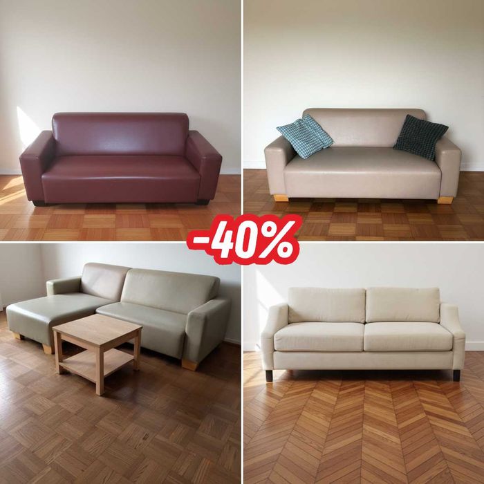 Canapele fixe – 40% REDUCERE