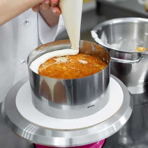 Регулируема форма за печене на блат за торта, диаметър 16-30