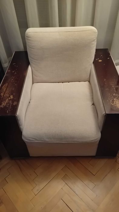 Холна гарнитура - диван, фотьол и табуретка