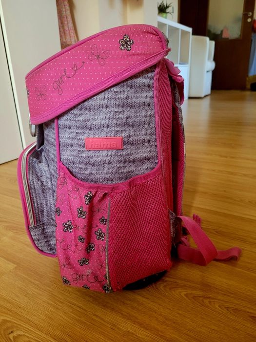 Ученическа раница HAMA, Lovely cat с ергономичен гръб