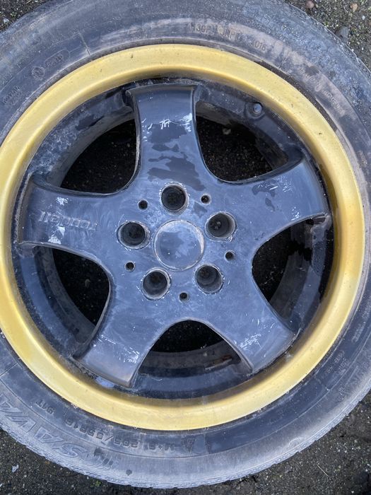 Jante aliaj R16 cu cauciucuri M+S Audi A4 B6/B7 passat Skoda 5x112