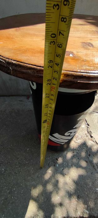 Masa de terasă din fier și lemn