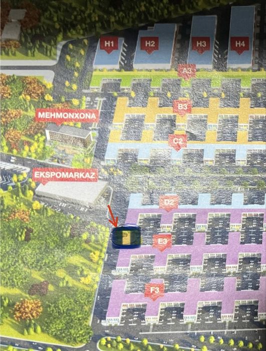 Коммерческое помещение в ТASHKENT INDEX Block E-03