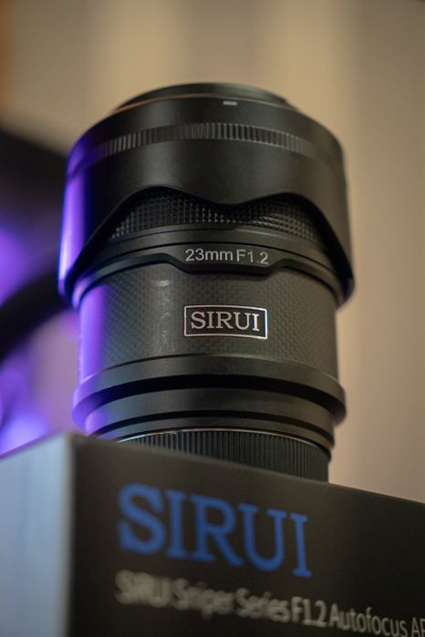 Обектив за Sony E mount 23mm f/1.2 Sirui Sniper series APS-C AF