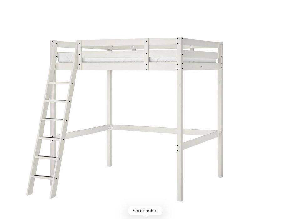 Легло с надстройка плюс матрак 140/200 см от IKEA