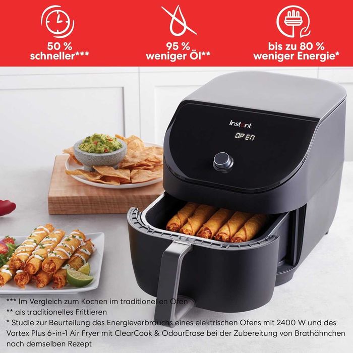 Фритюрник горещ въздух InstantPot Vortex Slim 5.7L еърфраер