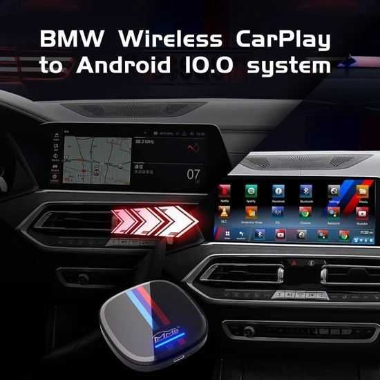 MMB BMW AI Box Безжичен мултимедиен Carplay адаптер за BMW Wireless
