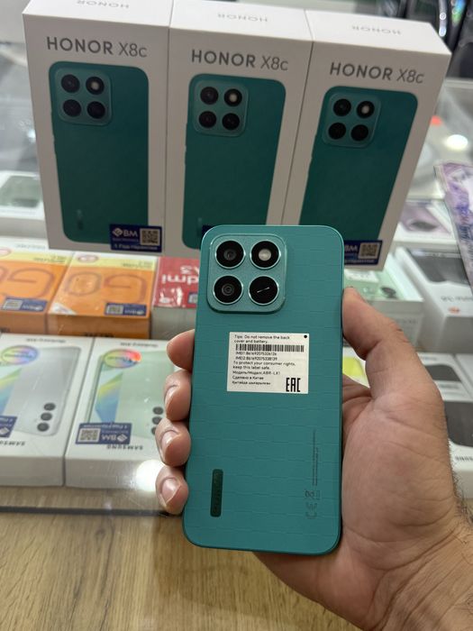 Новые смартфон Honor X8c 8/128GB в рассрочку 12 мес ПАССПОРТ ПЛАСТИК