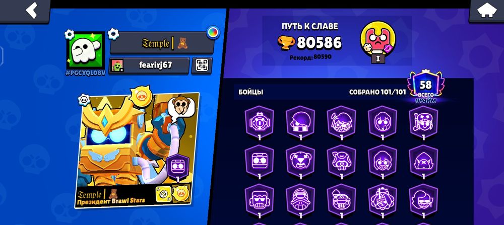 бравл старс жирный аккаунт