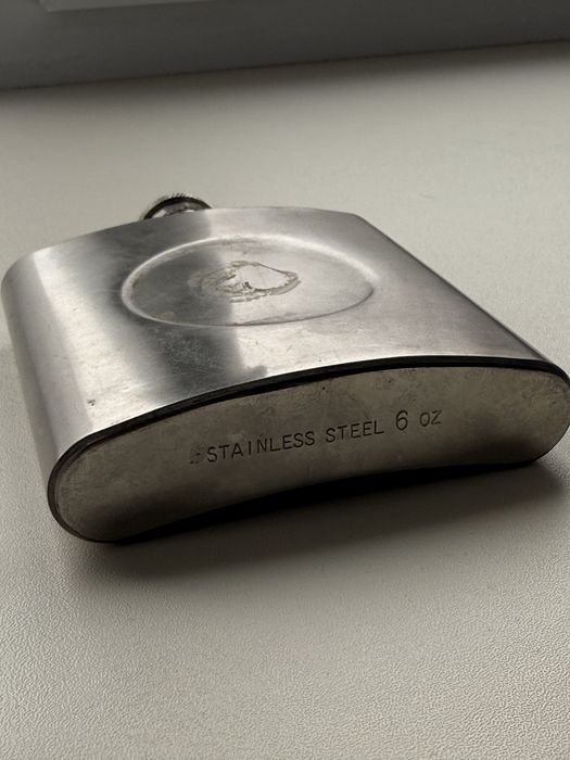 Винтаж фляжка серебряная