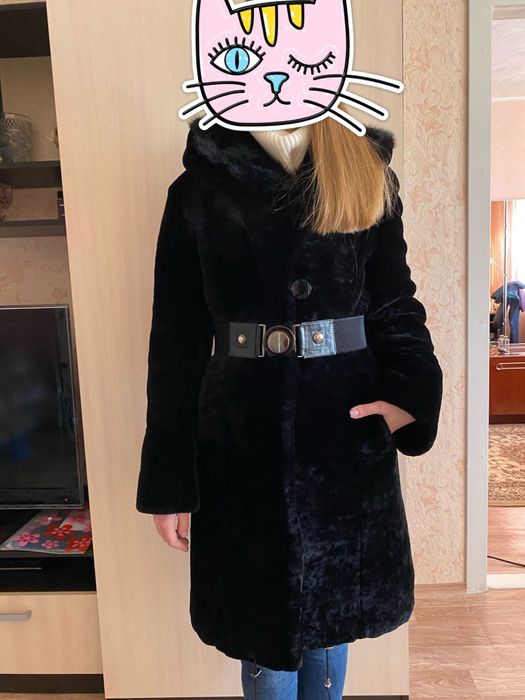 Шуба мутон 42 р-р