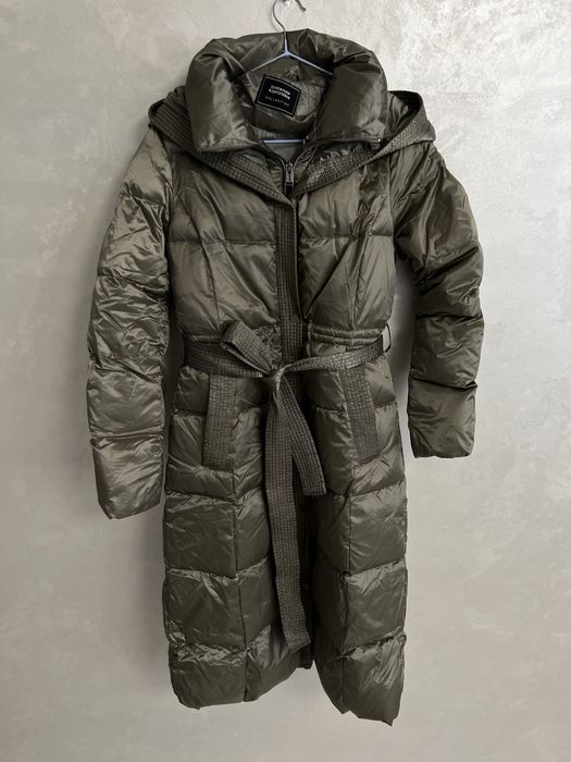 Пуховик длинный женский
